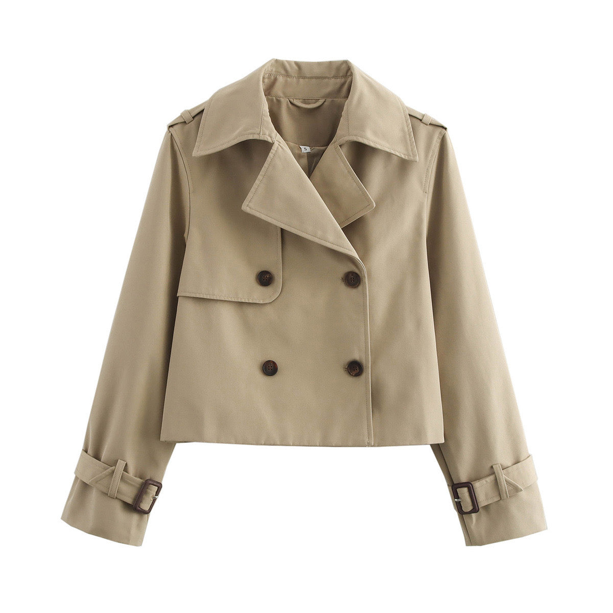Maison Élise Cropped Trenchcoat