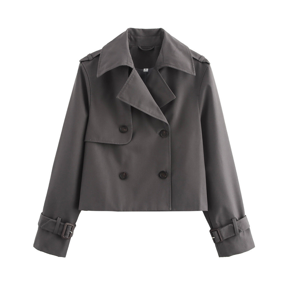 Maison Élise Cropped Trenchcoat