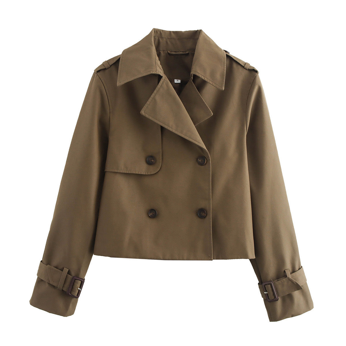 Maison Élise Cropped Trenchcoat