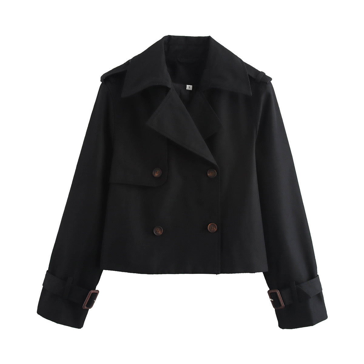 Maison Élise Cropped Trenchcoat
