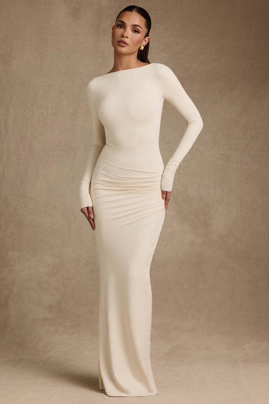 Elegantes Abendkleid mit freiem Rücken